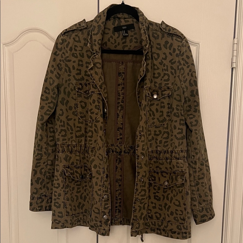 Forever 21 Camouflage Print Jacket